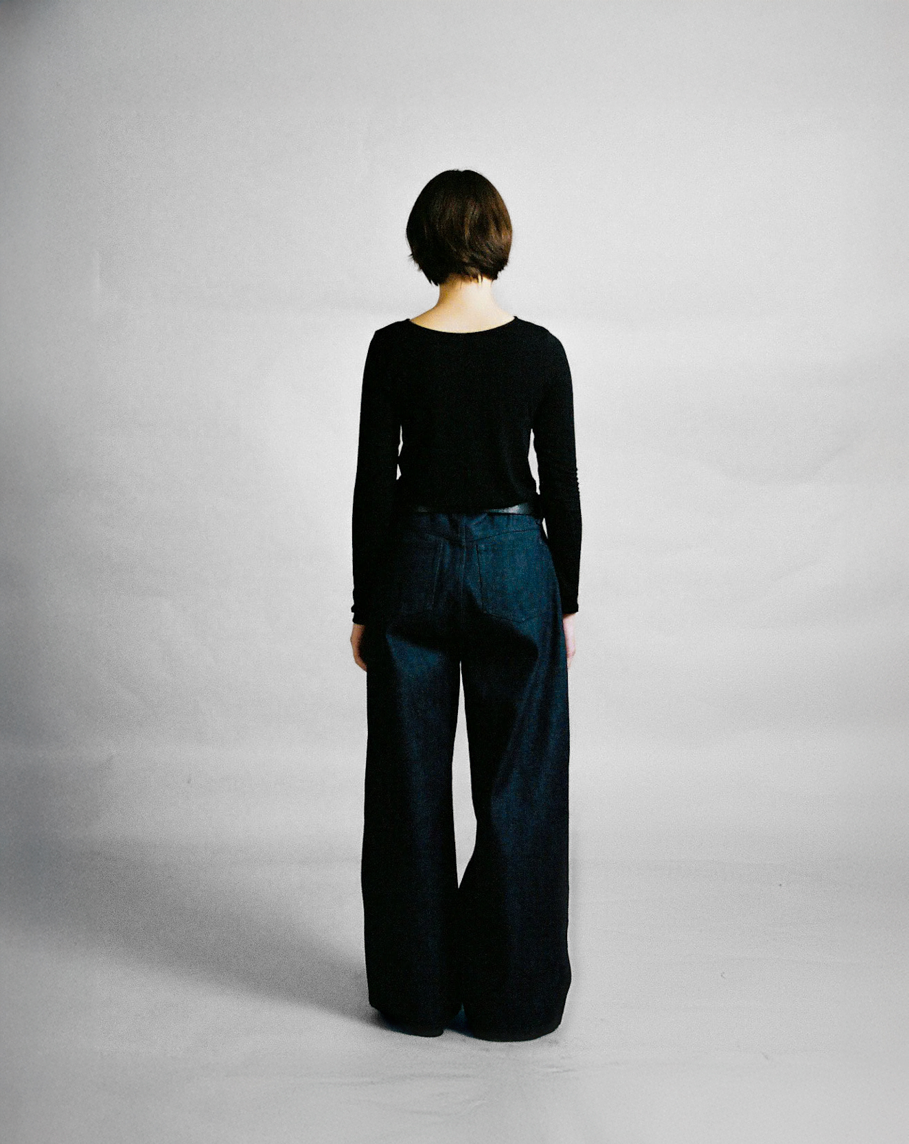 Straight-Wide Jeans Blue Selvedge Denim