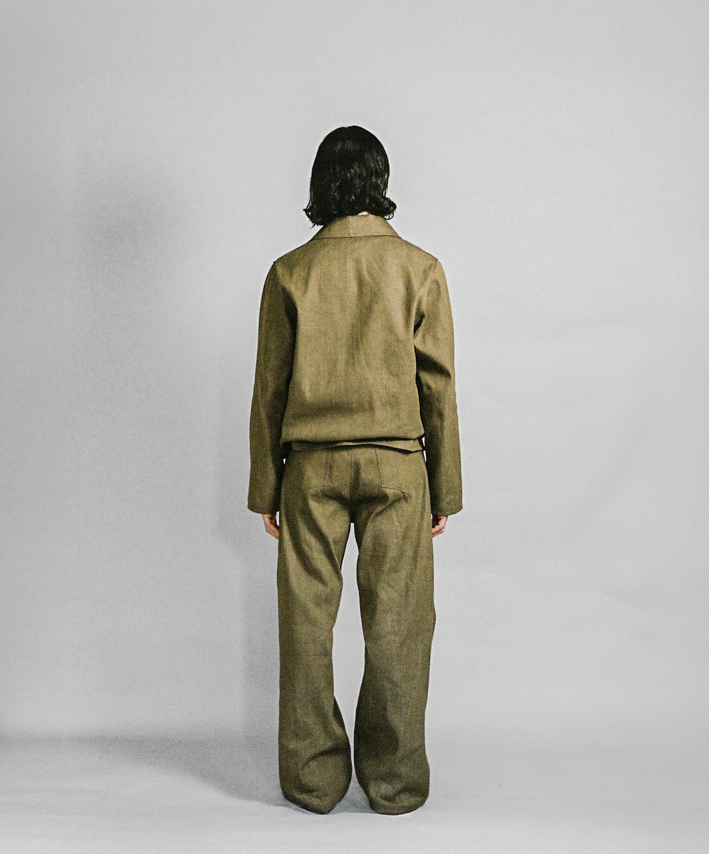 Chore Jacket Green Selvedge Denim