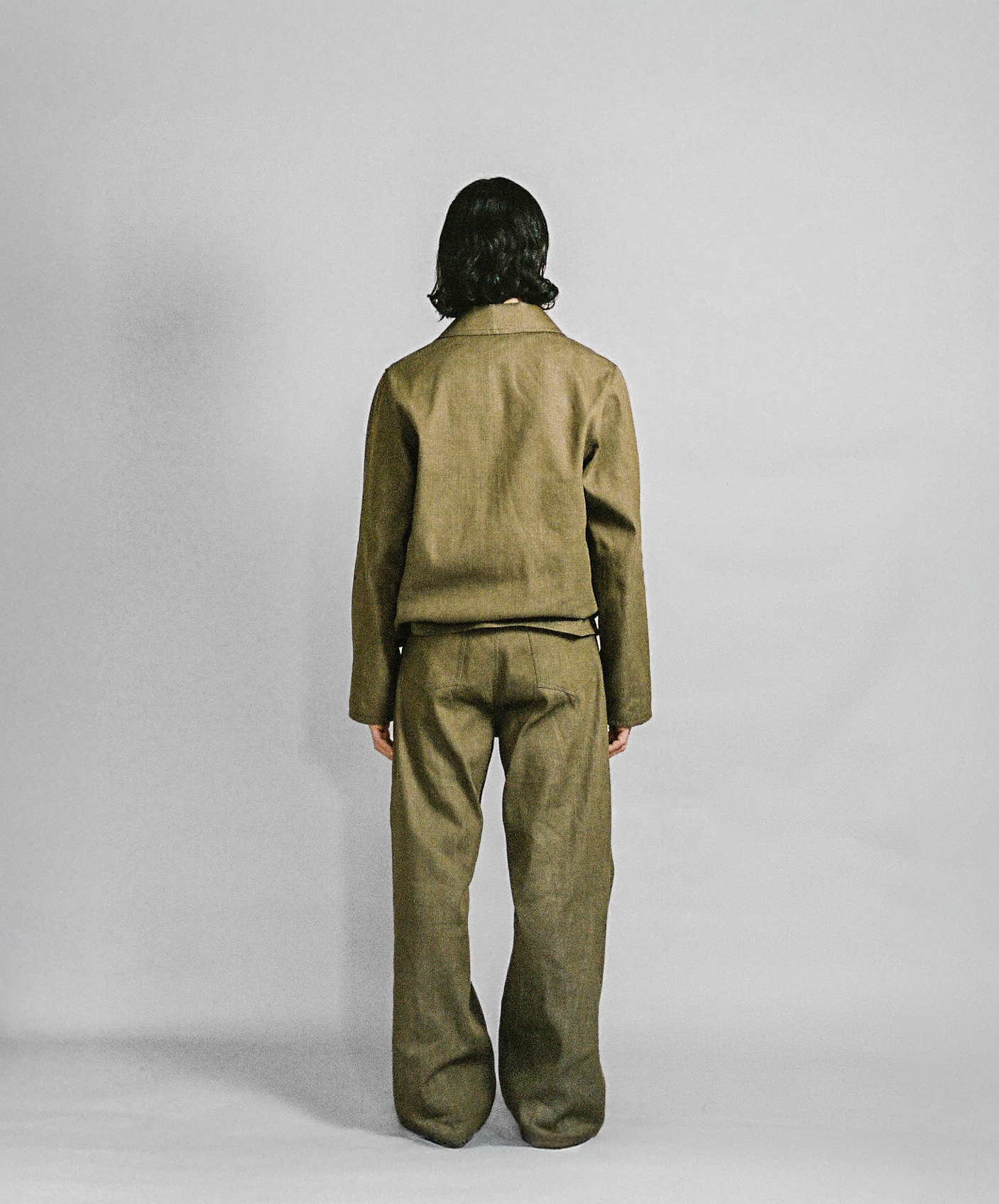 Chore Jacket Green Selvedge Denim