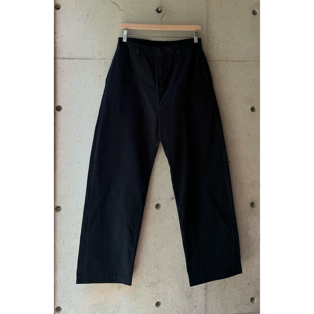 Welted Back Pocket Pants Navy Blue Twill