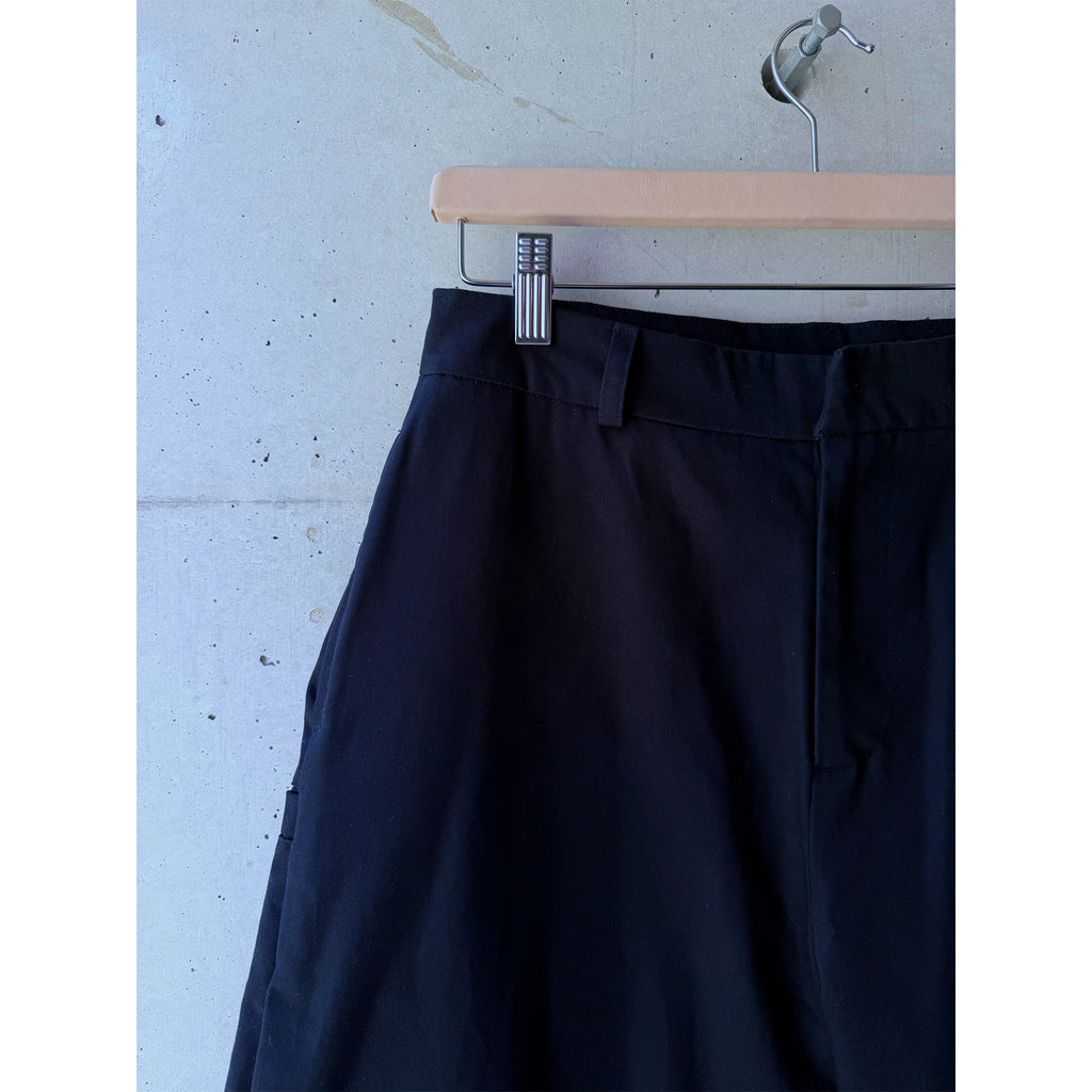 Welted Back Pocket Pants Navy Blue Twill