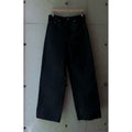 Straight-Wide Jeans Black Denim