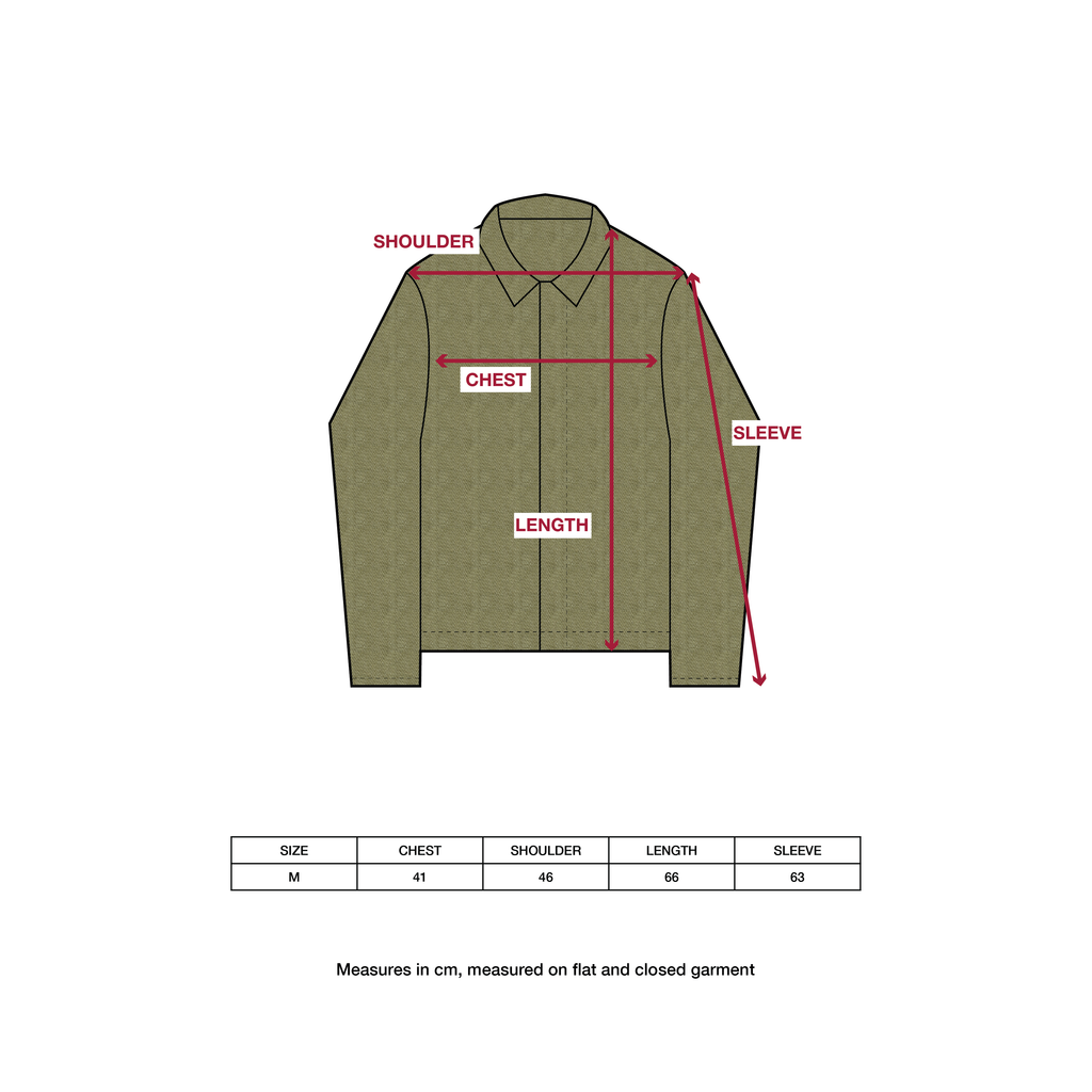 Chore Jacket Green Selvedge Denim