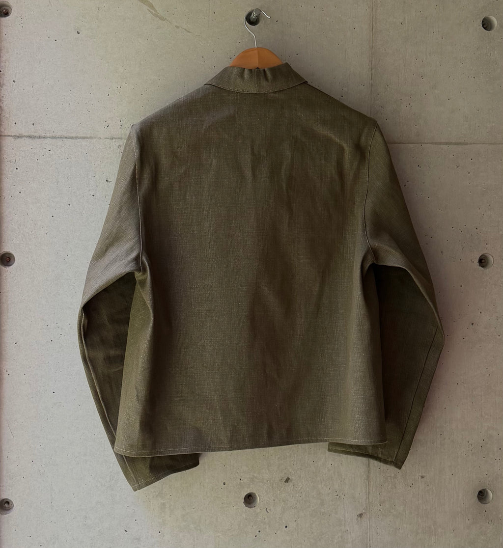 Chore Jacket Green Selvedge Denim