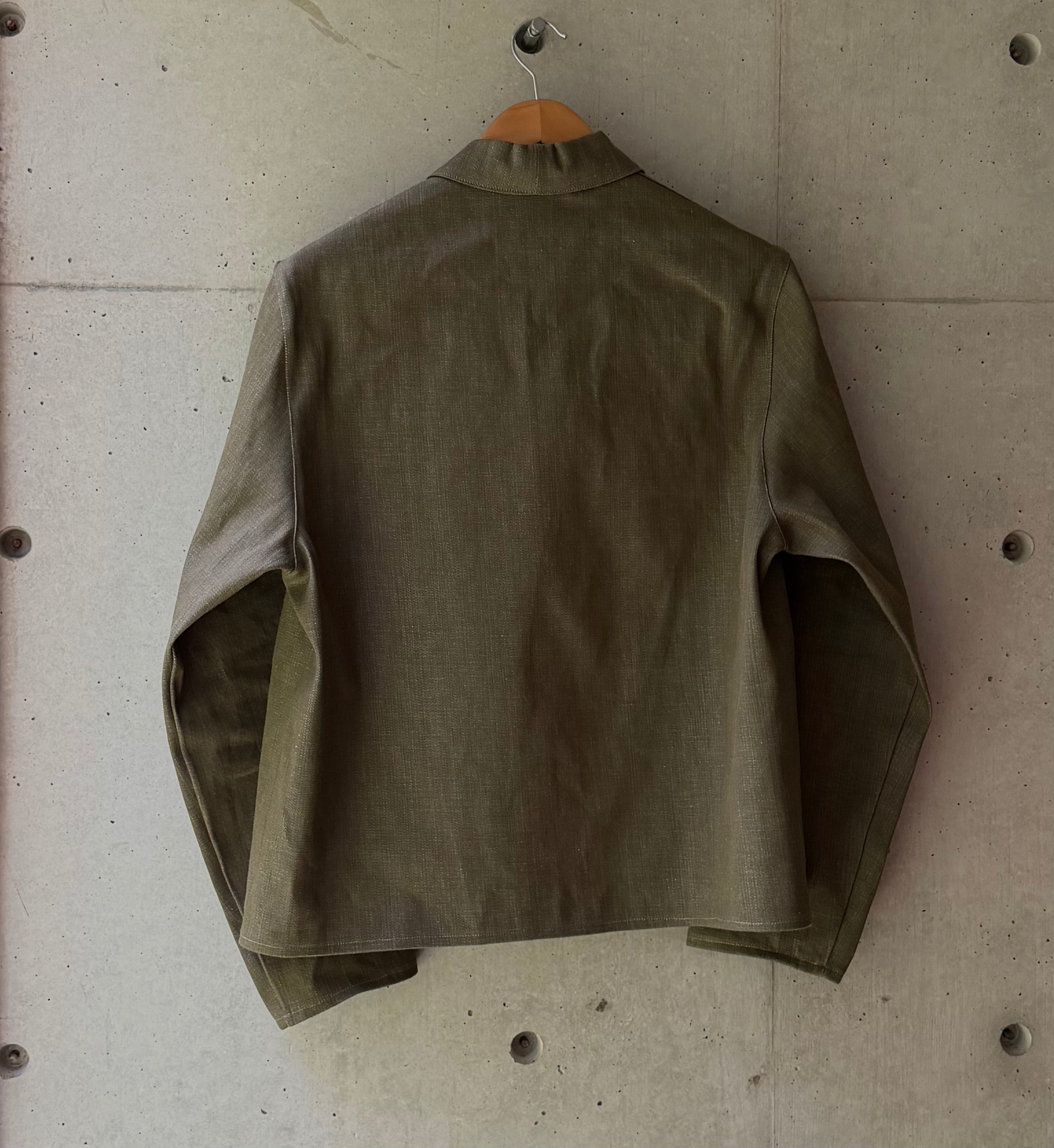 Chore Jacket Green Selvedge Denim