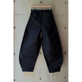 Below Knee Balloon Pants Black Moleskin